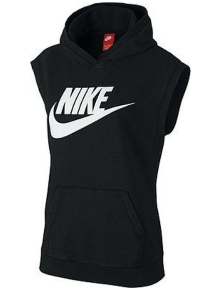 Nike Solstice Sleeveless Hoodie Sweatshirt - Picture 3 of 8
